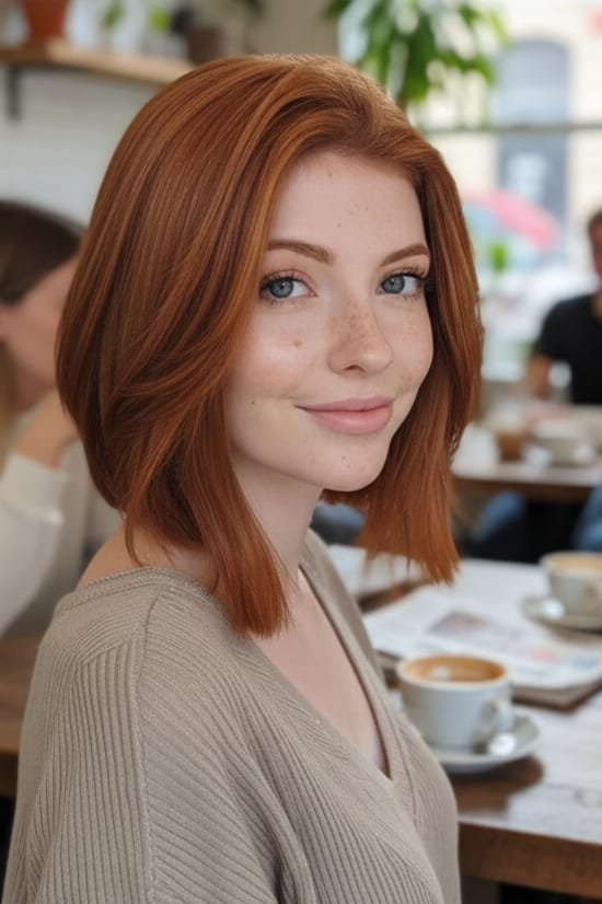 21 Gorgeous Fall Hair Color Ideas to Try This October 2025 7 Cinnamon Swirl Dimension