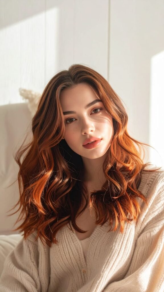 21 Gorgeous Fall Hair Color Ideas to Try This October 2025 22 Copper-Infused Auburn To Get A Fall Glow