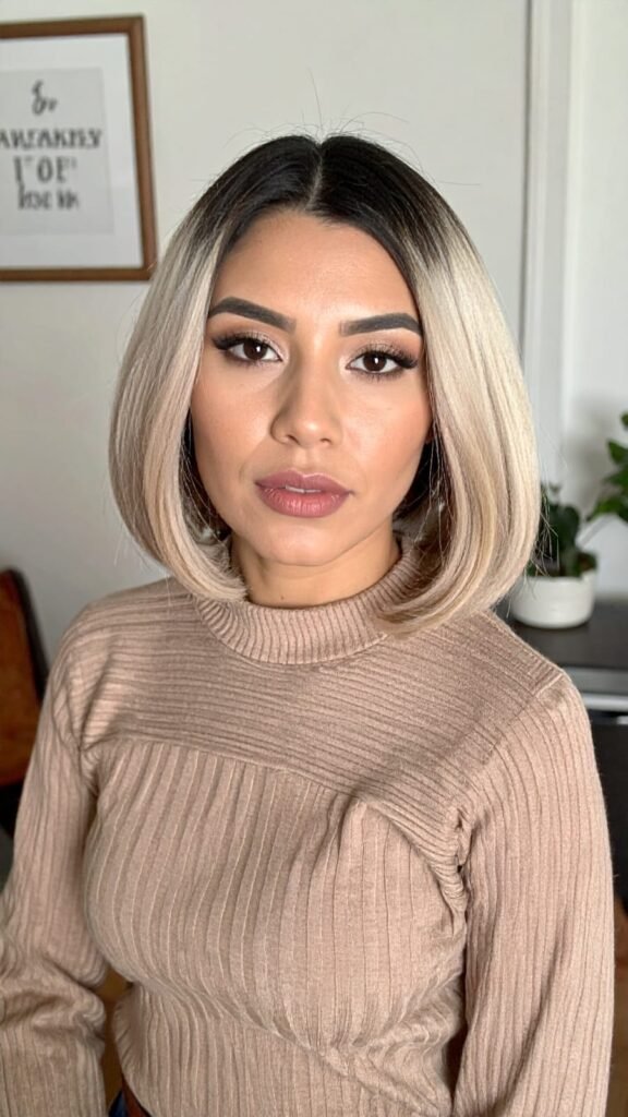 22 Fall Hair Looks You’ll Want to Copy This October 2025 12 Frosted Graphite Bob