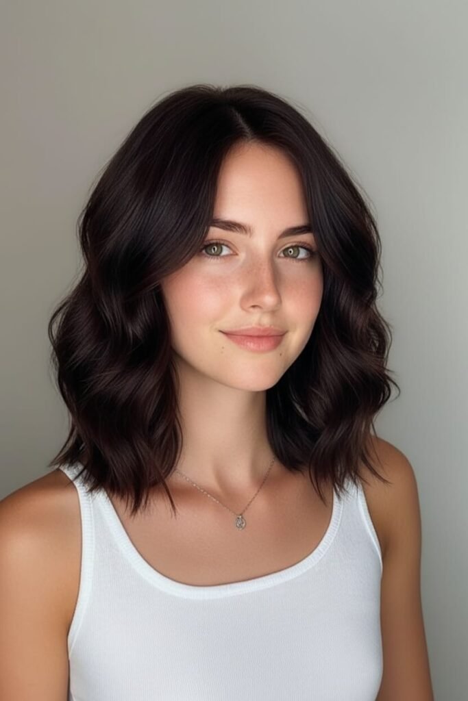 21 Gorgeous Fall Hair Color Ideas to Try This October 2025 17 Midnight Truffle Brunette