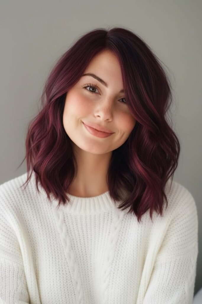 21 Gorgeous Fall Hair Color Ideas to Try This October 2025 8 Mulled Wine Brunette