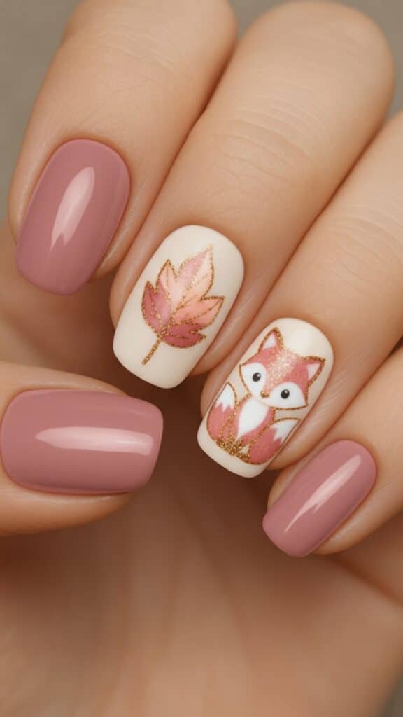 21 October Fall Nails Design 2025: Trendy, Cozy & Totally Insta-Worthy 4 Foxy Fall Fantasy