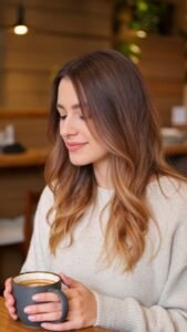 Glam & Clover 10 Cozy Toasted Coconut Balayage