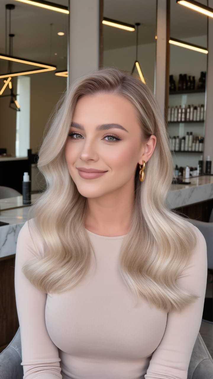 22 Icy Blonde Hair Color 2026 Trends That Deliver Ultra-Chic Vibes 1 Dimensional Oat Latte