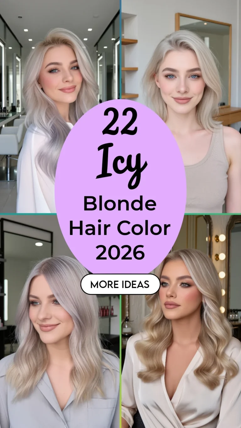 22 Icy Blonde Hair Color 2026