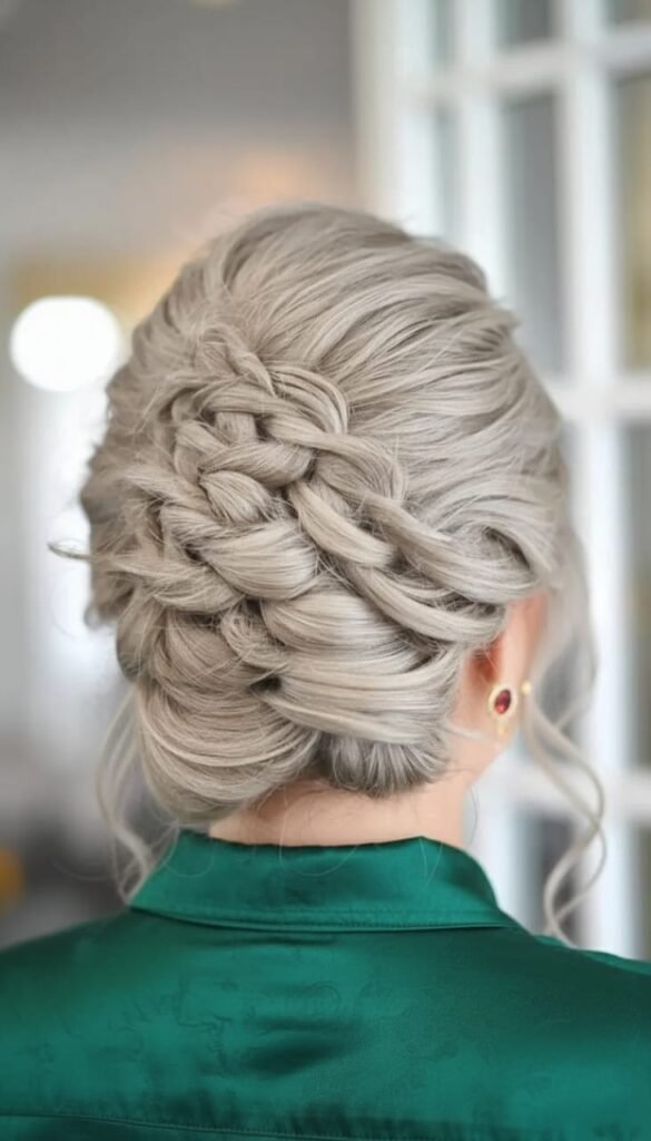 23 Easy Fall Hairstyles 2025-2026: Hairstyles That Instantly Upgrade Your Vibe 4 Layered Renaissance Braided Updo