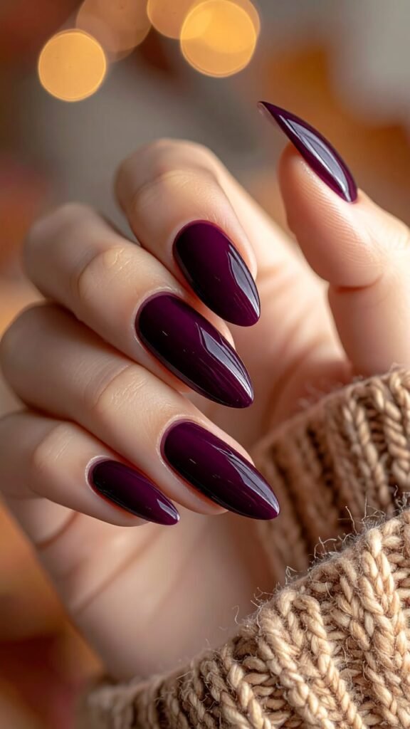 Midnight Plum Elegance