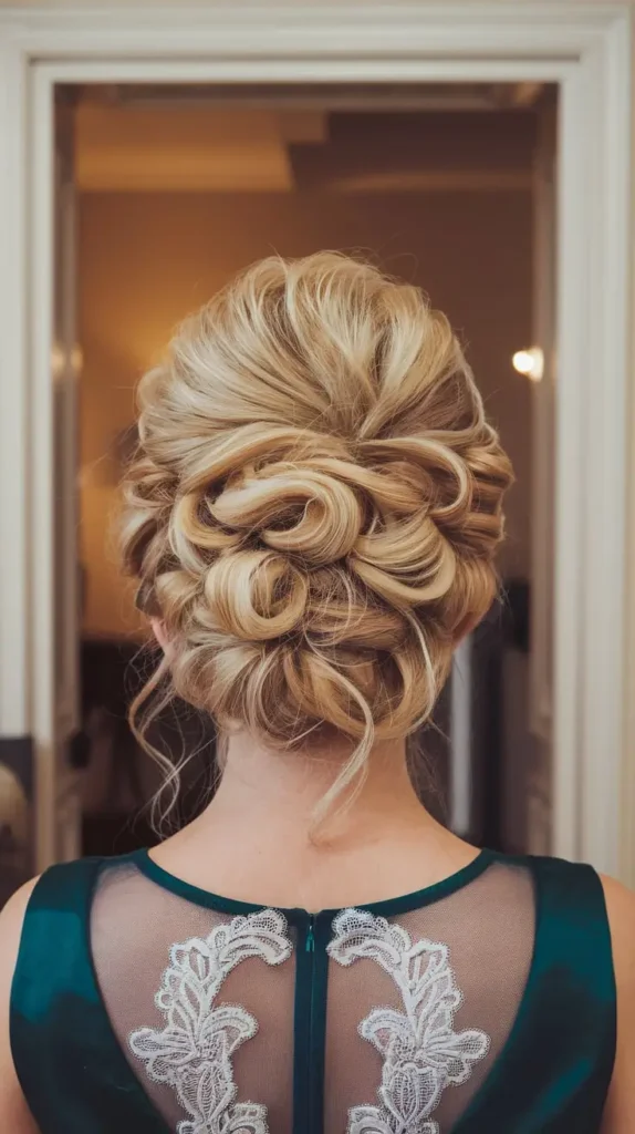 23 Easy Fall Hairstyles 2025-2026: Hairstyles That Instantly Upgrade Your Vibe 21 Velvet Looped Elegance Bun