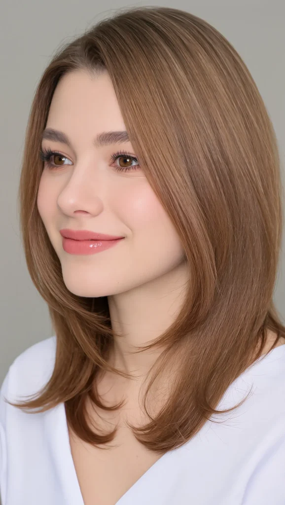 21 Shoulder-Length Haircuts Inspiration 2026 That Look Chic on Everyone 5 Asymmetrical Sleek Lob