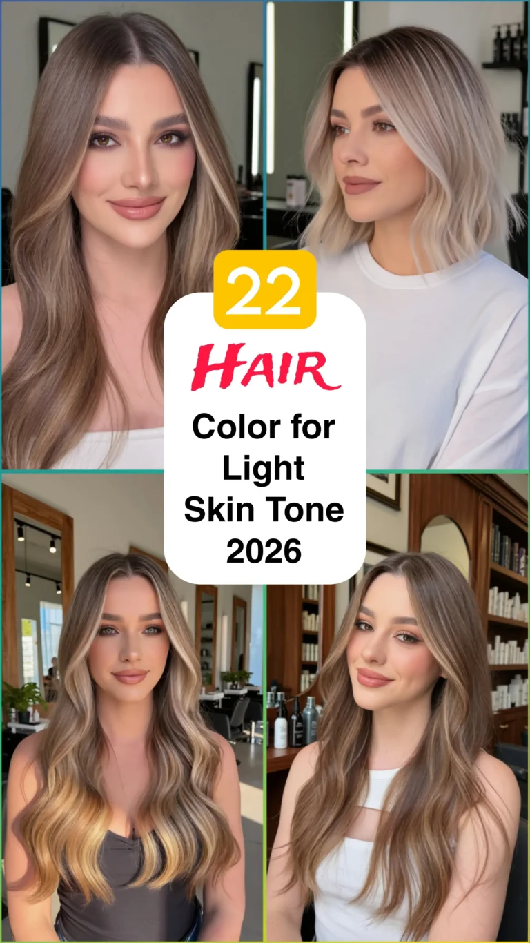 Hair Color for Light Skin