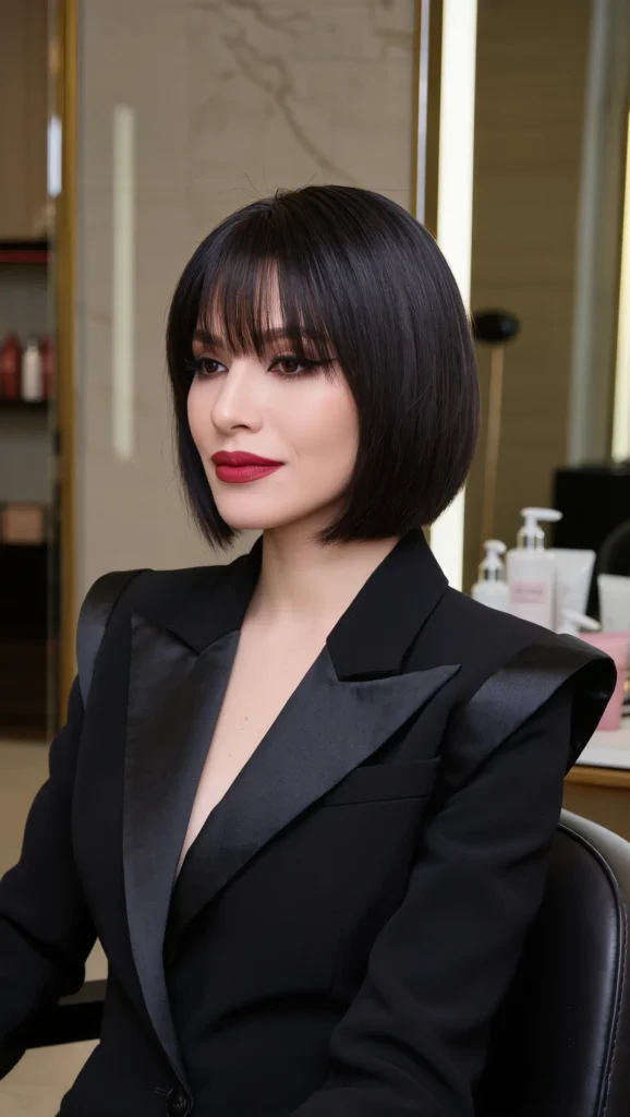 Blunt Bob for Coarse Hair