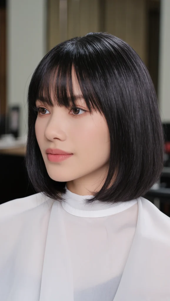 21 Flattering Haircuts for Thin Hair Inspiration 2026 That Add Instant Volume 2 The Blunt Collarbone Lob