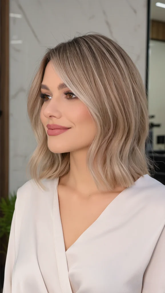 21 Shoulder-Length Haircuts Inspiration 2026 That Look Chic on Everyone 3 The Bottleneck Layered Mid-Cut