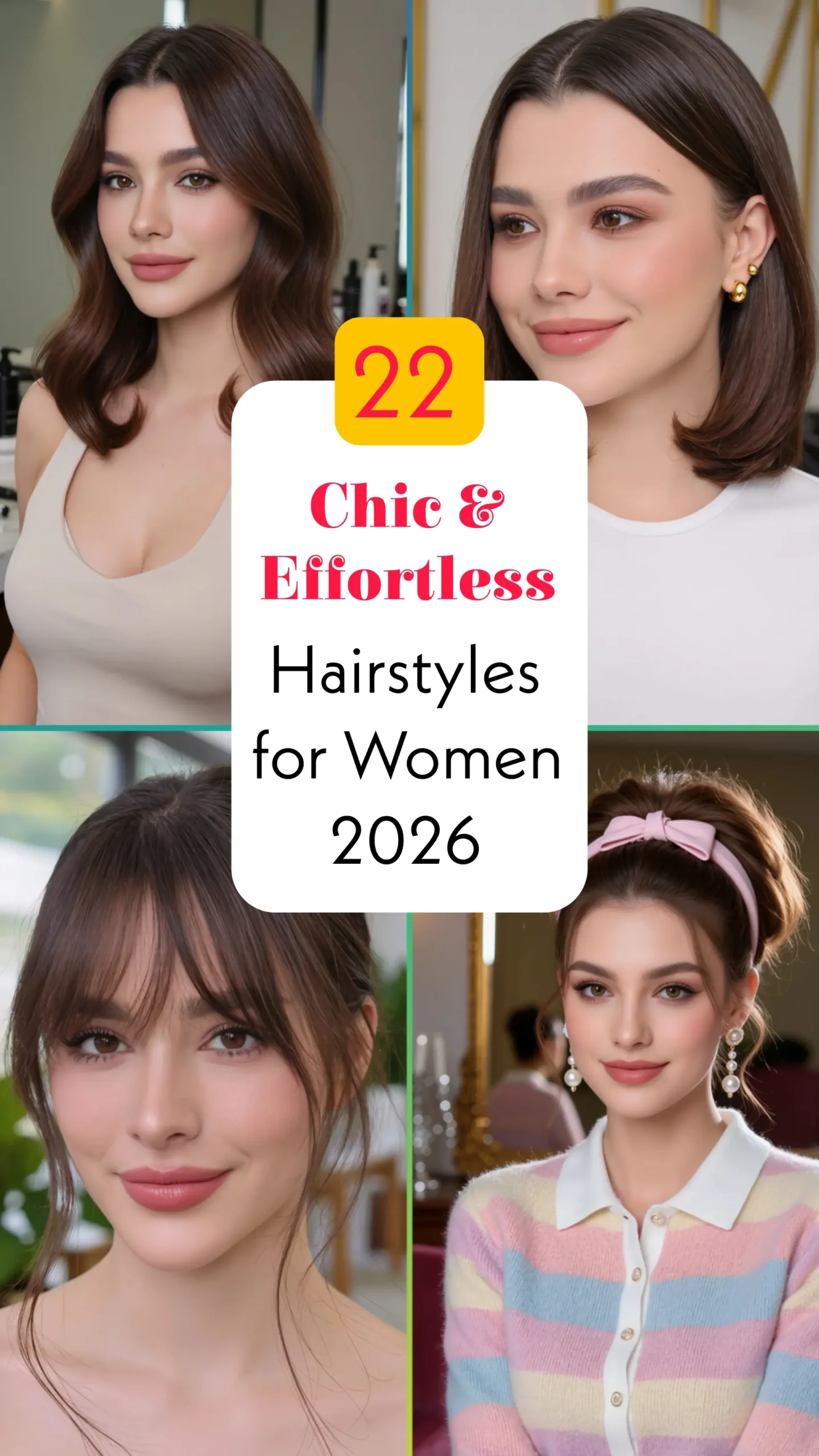 22 Chic & Effortless Hairstyles 2026