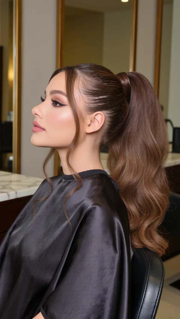 Curly Ponytail Glam