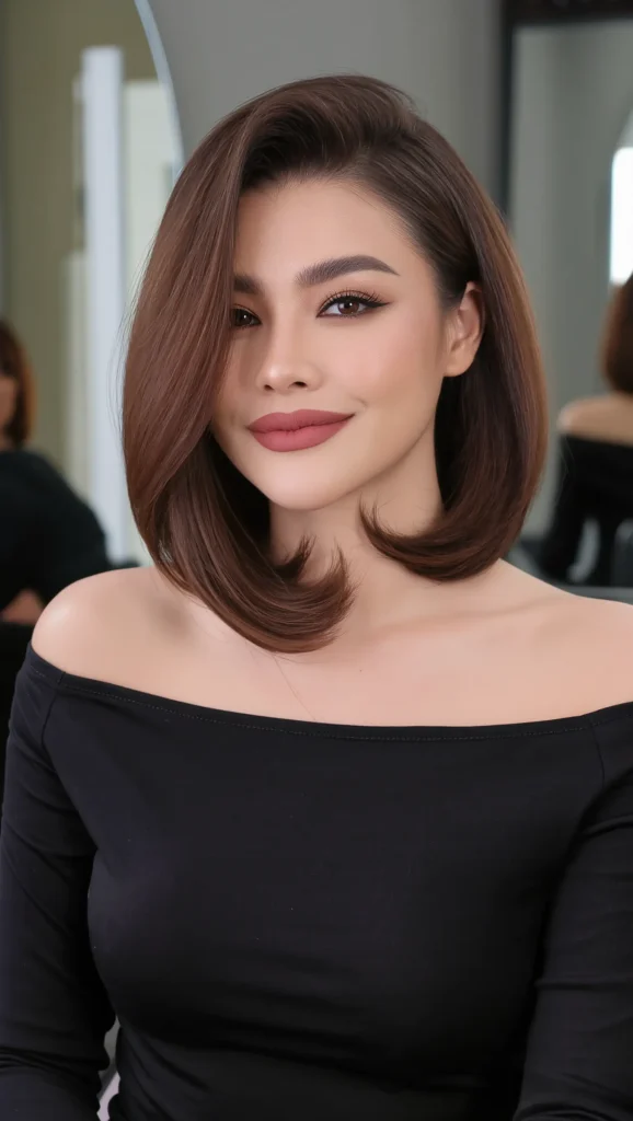 21 Flattering Haircuts for Thin Hair Inspiration 2026 That Add Instant Volume 5 Deep Side Part Lob
