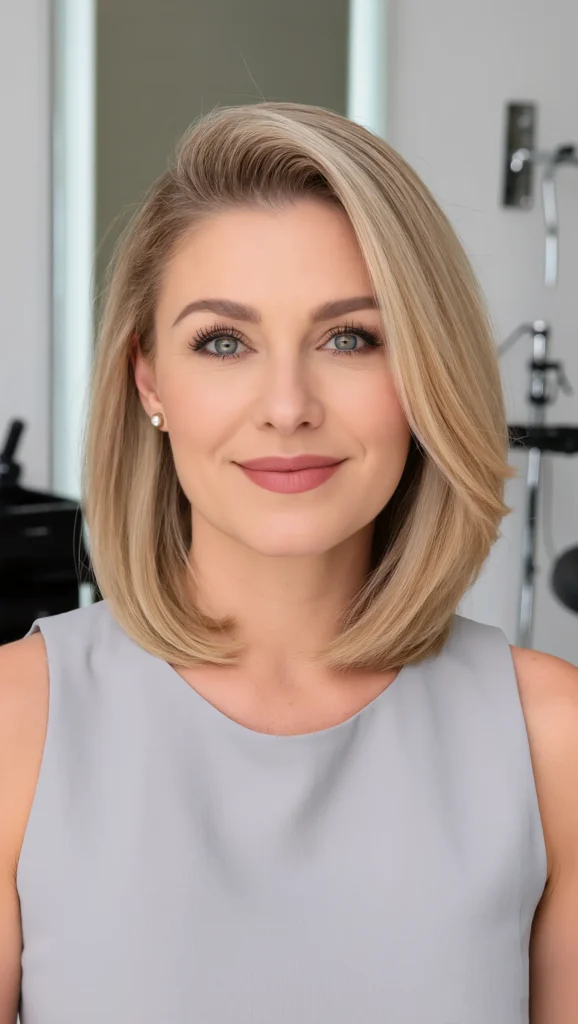 21 Anti-Aging Haircuts for 2026 That Instantly Make You Look Younger 11 Deep Side Part Lob