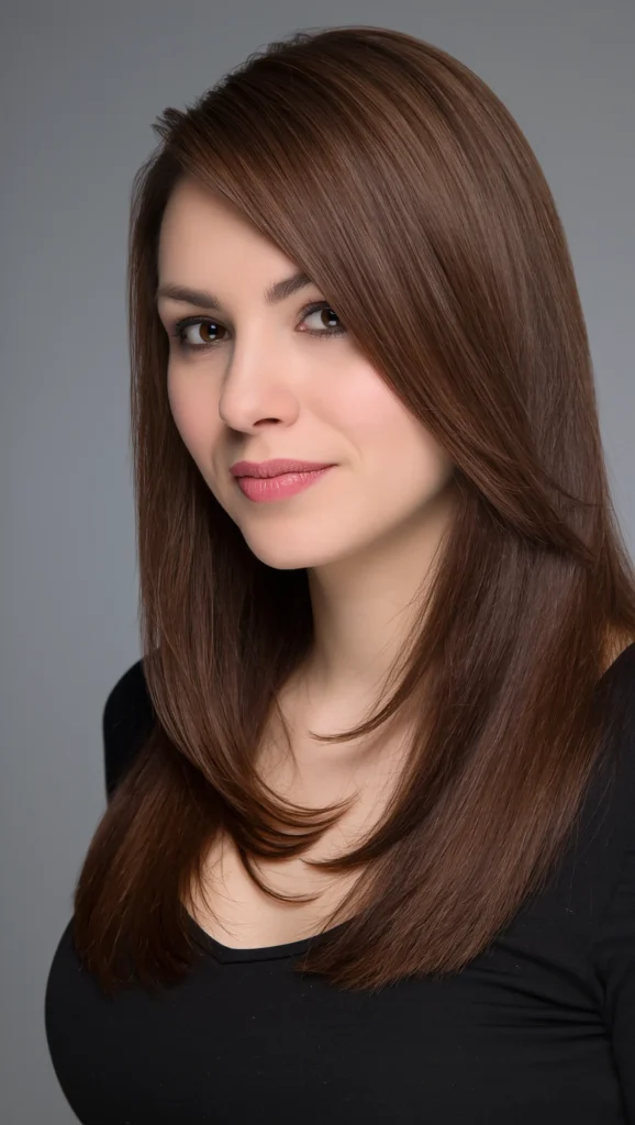 Deep Side-Swept Bang