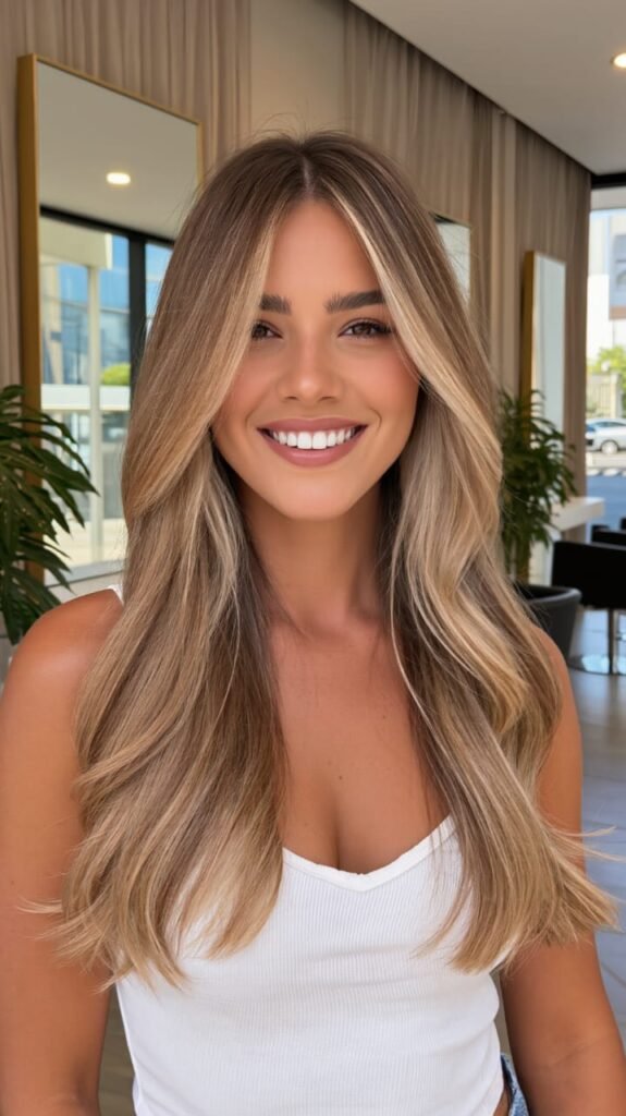 Extra-Bold Honey Contour Balayage