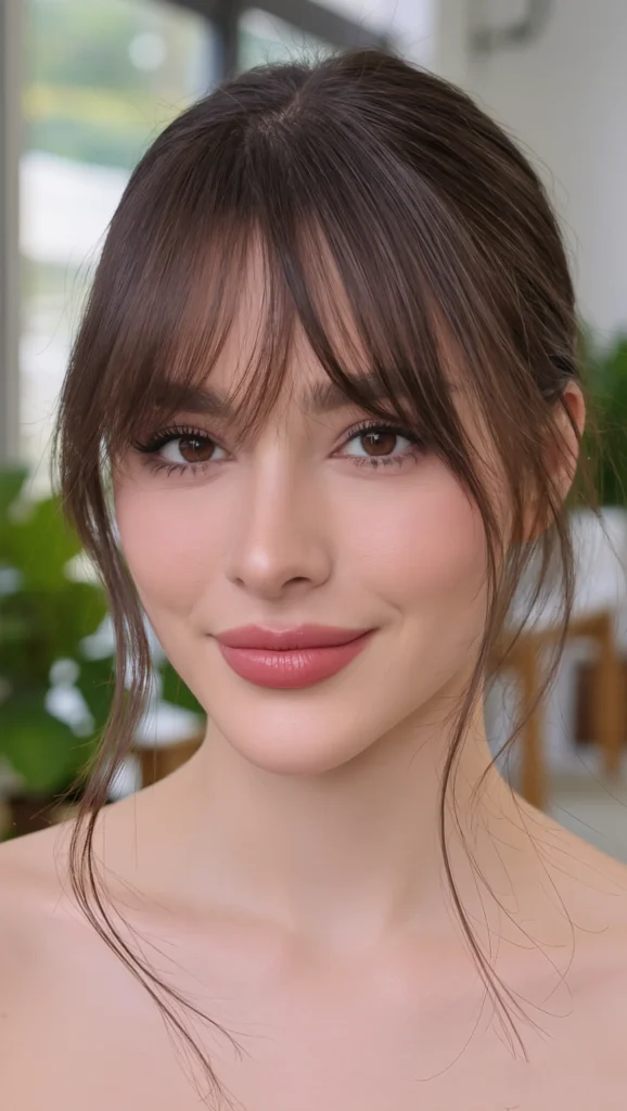 Face-Framing Curtain Bangs