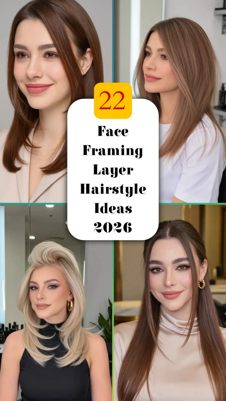22 Face-Framing Layer Hairstyle Ideas 2026