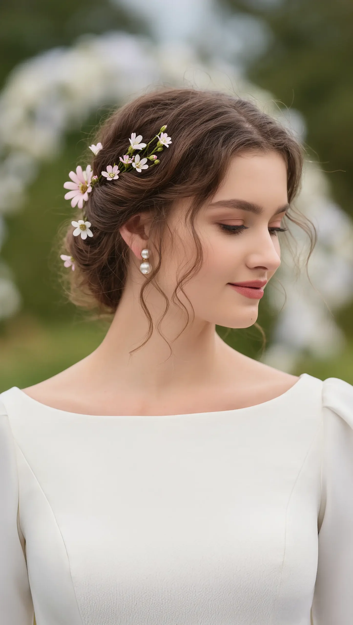 Glam & Clover 11 Floral Accent Hair