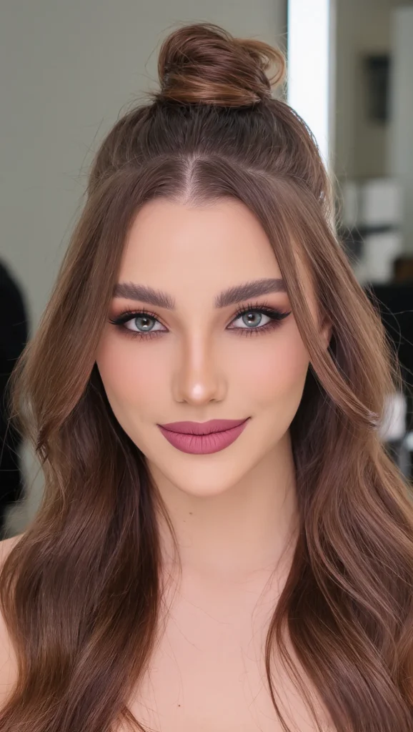 5. The Half-Bun Natural Texture