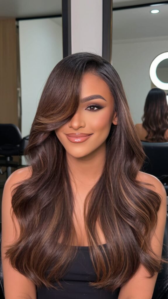 High-Contrast Vanilla Latte Waves