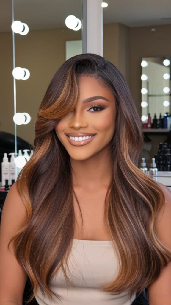 Honey Butter Bangs & Volume