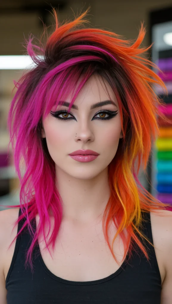 21 Wolf Haircut Trends 2026: The Edgy, Textured Styles Everyone Wants 8 Sunset Punk