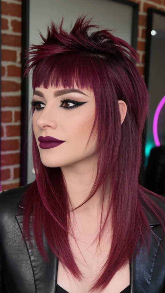 21 Wolf Haircut Trends 2026: The Edgy, Textured Styles Everyone Wants 14 Magenta & Fiery Orange