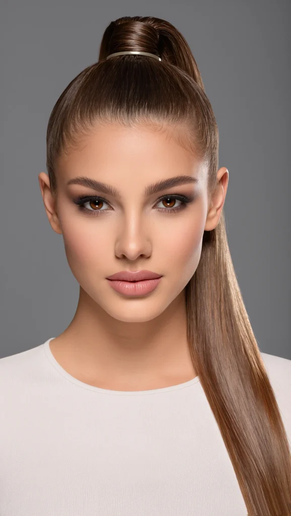 22 Clean Girl Hair Ideas 2026 for Women Who Love Effortless Chic 21 The Invisible Pony Wrap