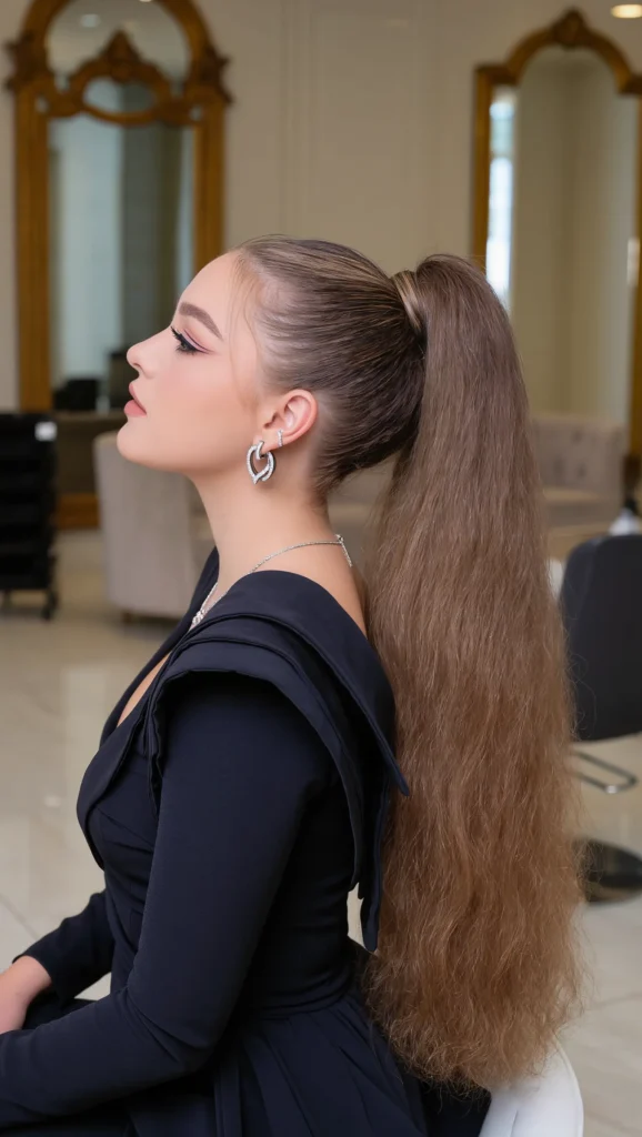 Long Coarse Ponytail