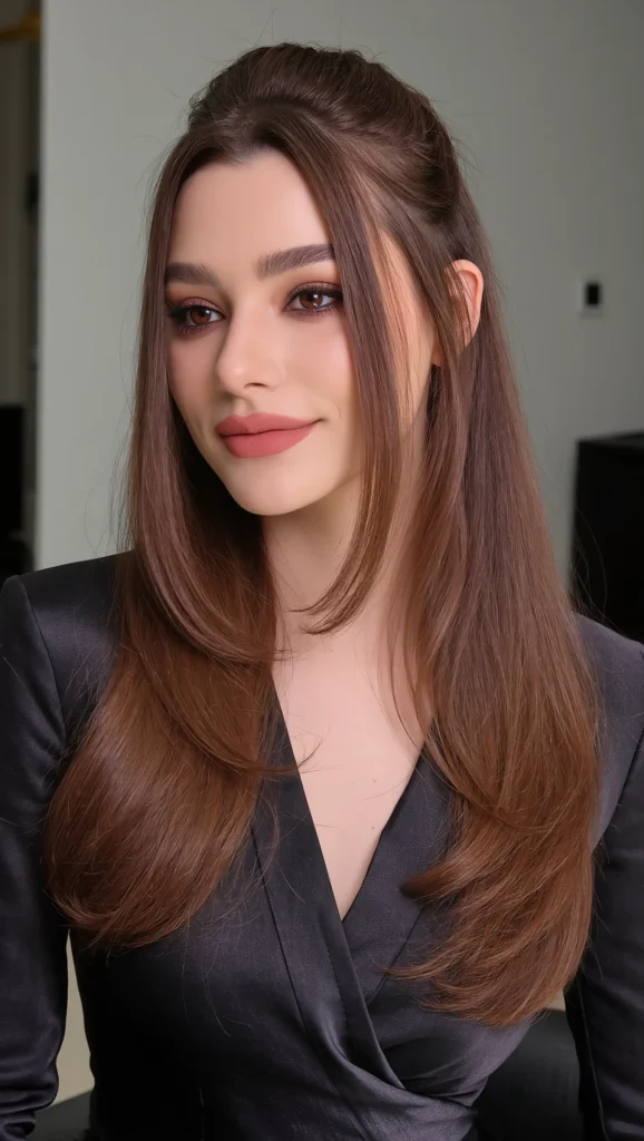 Long Hair with Face-Framing Undercut