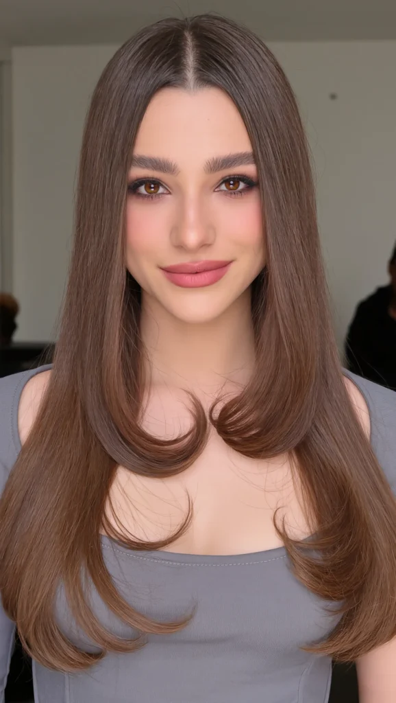 Long Layers with Heavy Face Frame