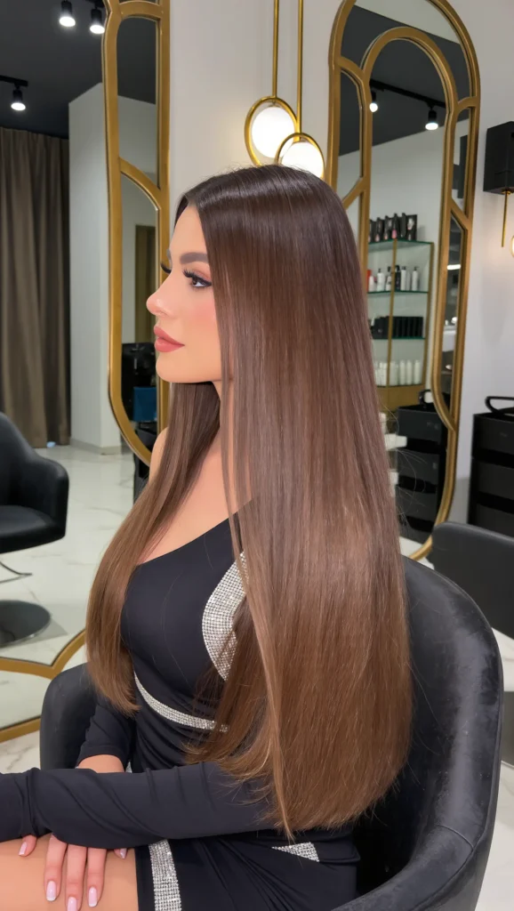 Long Straight Coarse Hair