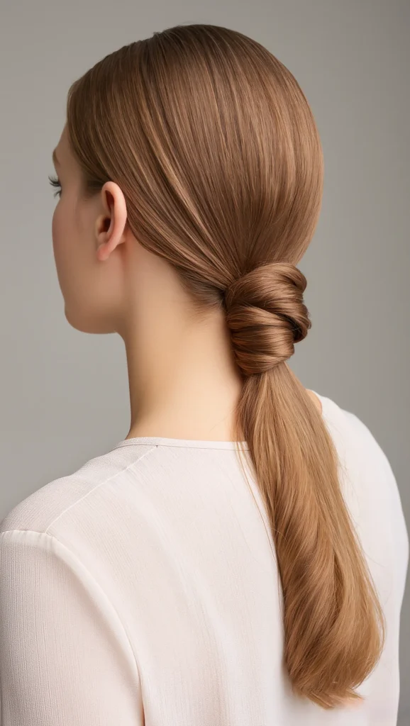 The Loose Knot Ponytail