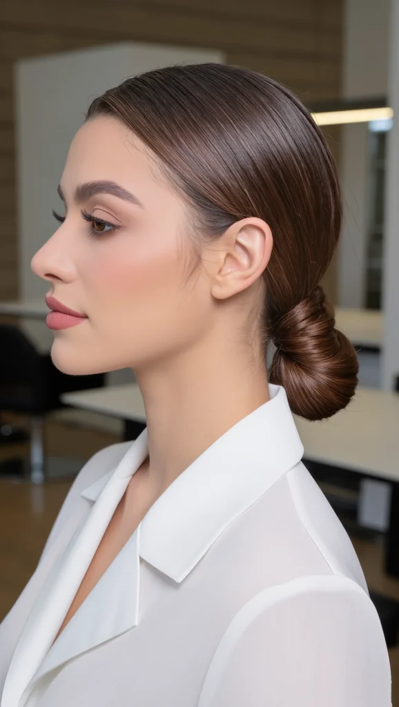 21 Trendy Hair Inspo 2026 You’ll See Everywhere This Year 17 Low, Sculpted Loop Bun