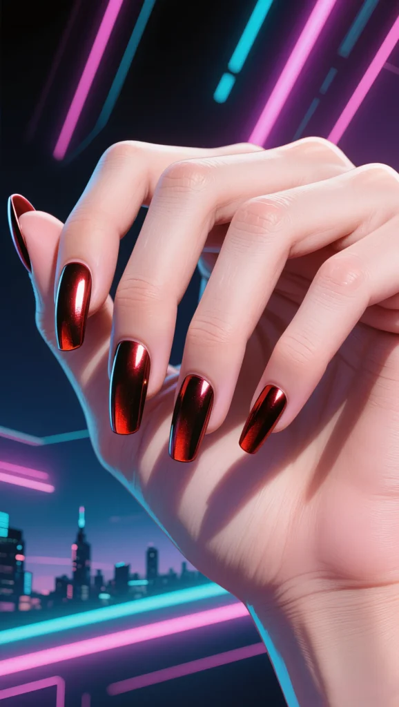 Metallic Crimson Edge