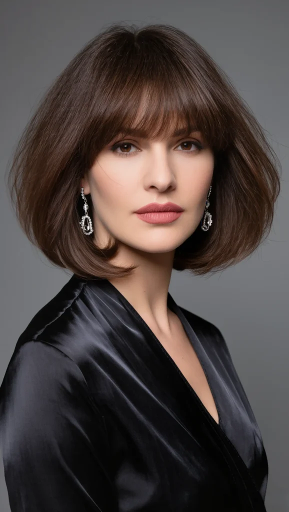 21 Shoulder-Length Haircuts Inspiration 2026 That Look Chic on Everyone 16 Mid-Length Round Cut
