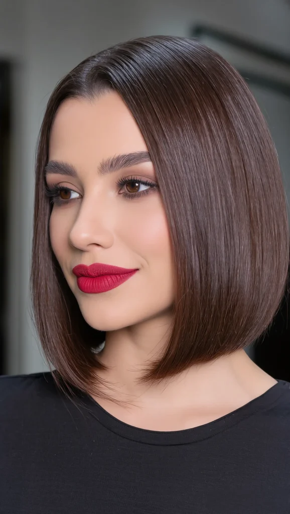 21 Shoulder-Length Haircuts Inspiration 2026 That Look Chic on Everyone 7 Mid-Length Shag with Fringe