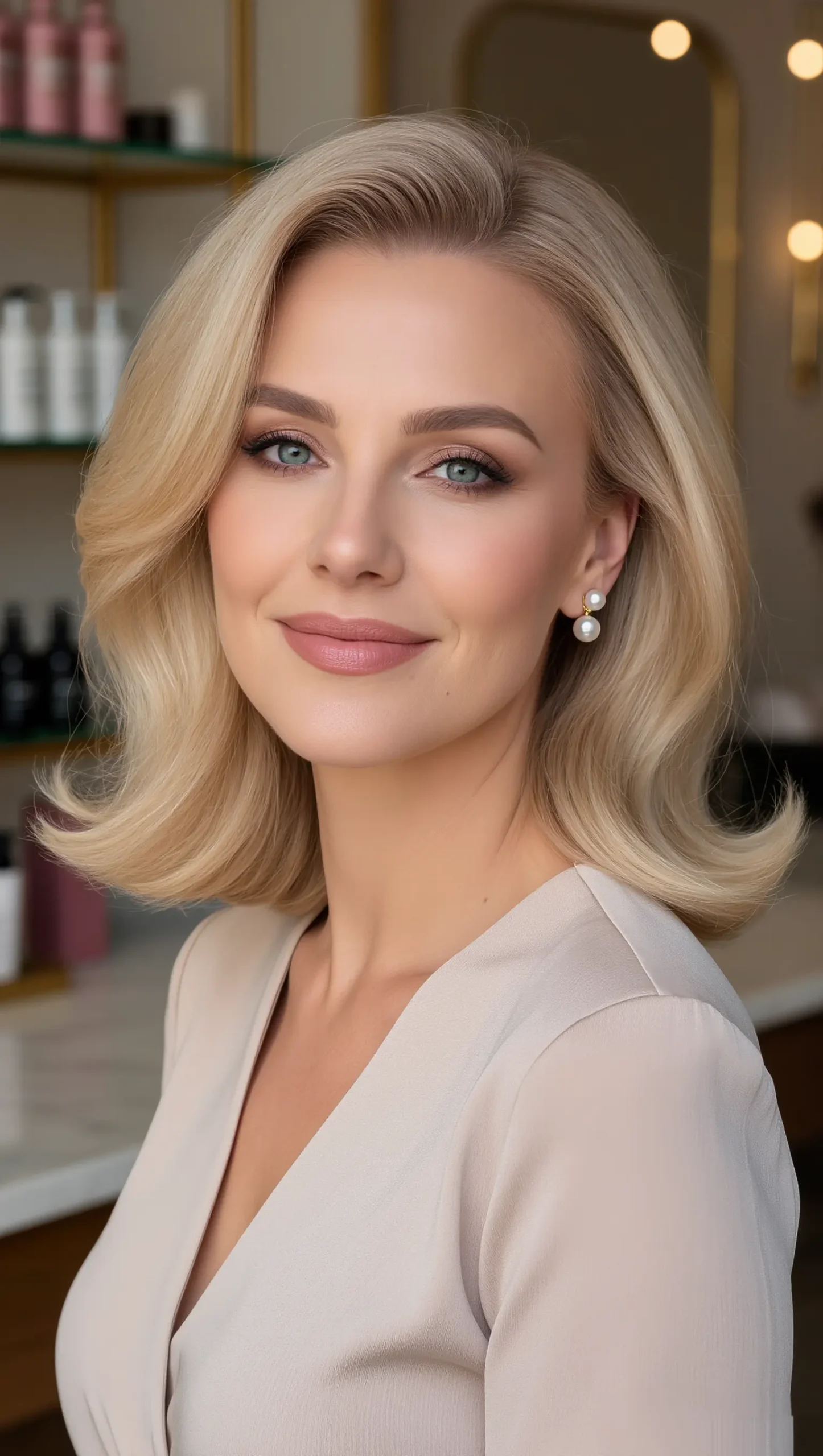 Glam & Clover 16 Mid-Length Voluminous Flip