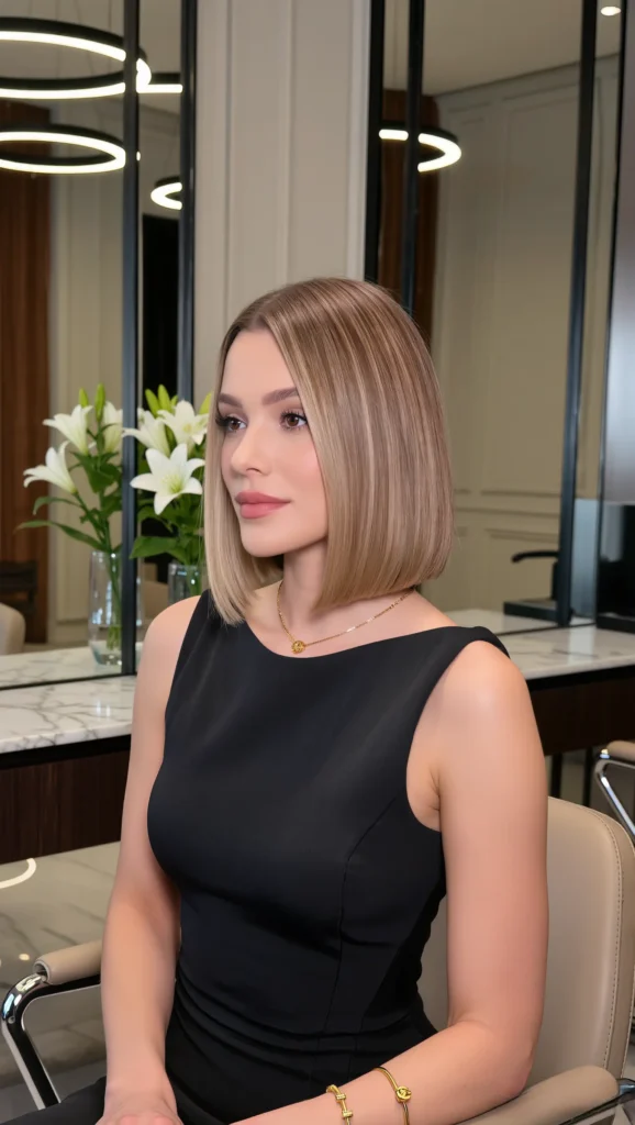 21 Shoulder-Length Haircuts Inspiration 2026 That Look Chic on Everyone 14 Minimalist A-Line