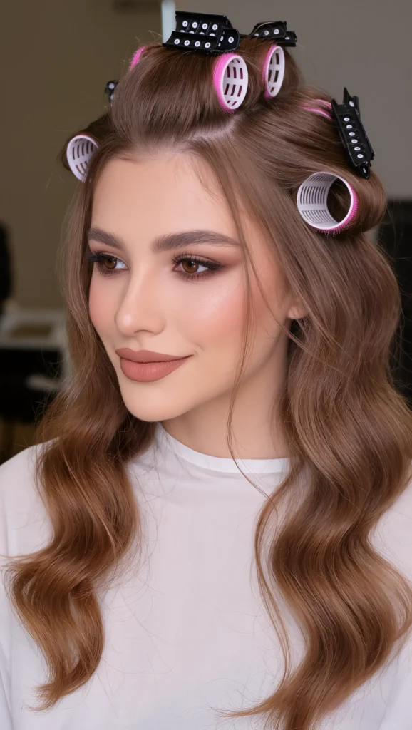 The Overnight Pin-Curl Brush Out