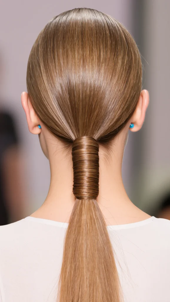 The Polished Low Ponytail