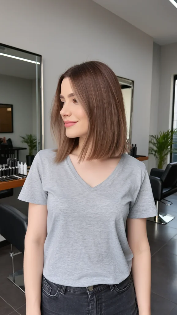 21 Shoulder-Length Haircuts Inspiration 2026 That Look Chic on Everyone 11 Razor-Cut Texture Lob