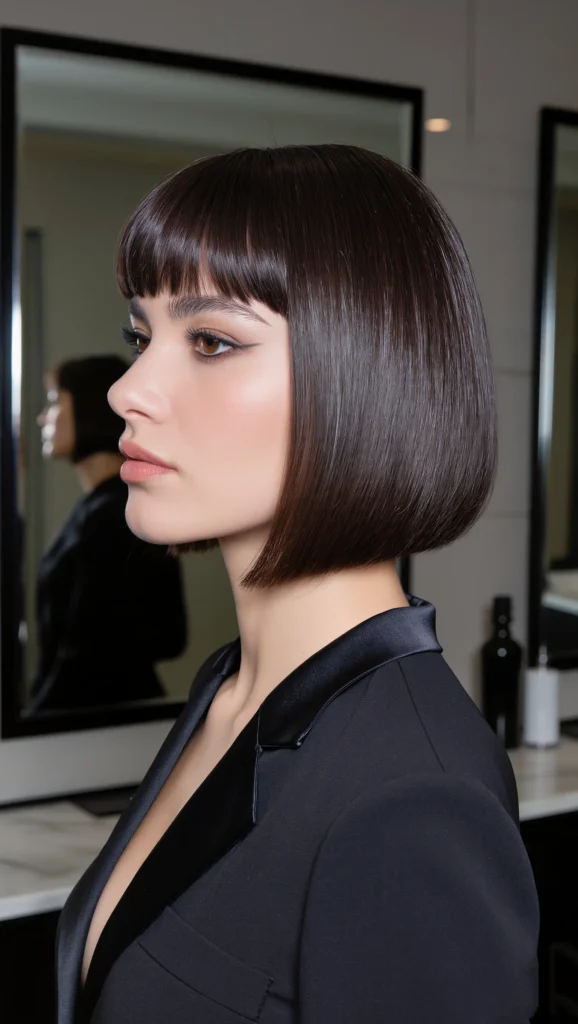 Sleek Blunt Cut
