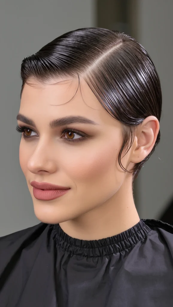 Slicked-Back Pixie