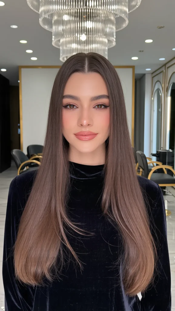 21 Trendy Hair Inspo 2026 You’ll See Everywhere This Year 19 Symmetrical Split Down-Do