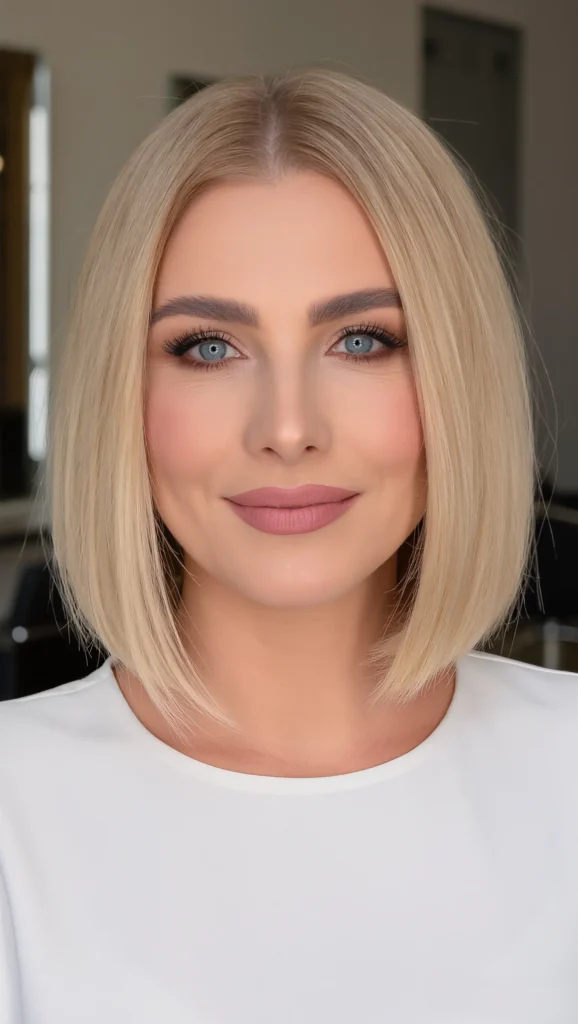 21 Anti-Aging Haircuts for 2026 That Instantly Make You Look Younger 19 Symmetrical Mid-Part Lob